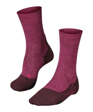 Falke TK2 Explore Wool Trekking Socks Sports Socks Dames Rood | HFNIEA-741