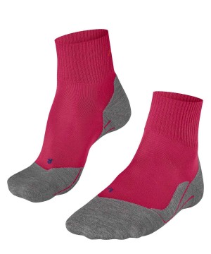 Falke TK5 Wander Cool Short Trekking Short sock Sports Socks Dames Rood | RLMCKB-307