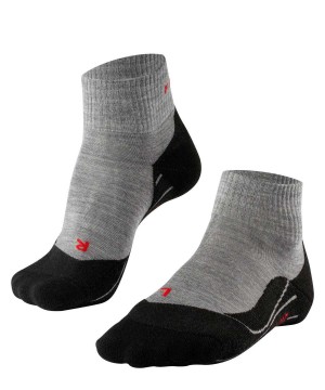 Falke TK5 Wander Short Trekking Short sock Sports Socks Dames Grijs | TUCFNB-761