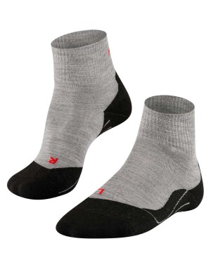 Falke TK5 Wander Short Trekking Short sock Sokken Heren Grijs | QEGWXD-478