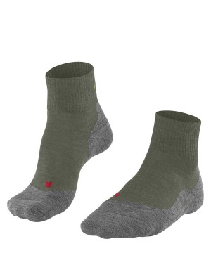 Falke TK5 Wander Short Trekking Short sock Sokken Heren Groen | JNPWOU-459