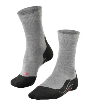 Falke TK5 Wander Trekking Socks Sokken Heren Grijs | HCAUSP-195