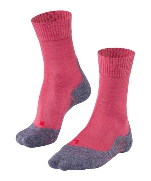Falke TK5 Wander Trekking Socks Sports Socks Dames Rood | ITHMZA-618