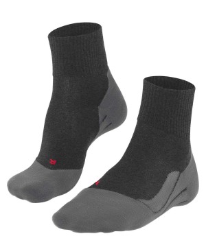 Falke TK5 Wander Wool Short Trekking Short sock Sports Socks Dames Grijs | OEJMKN-237