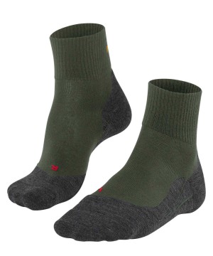 Falke TK5 Wander Wool Short Trekking Short sock Sokken Heren Groen | EPBUHK-718