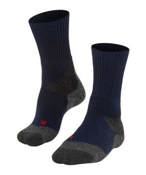 Falke TK-X Expedition Trekking Socks Sports Socks Dames Blauw | BYPWKF-485
