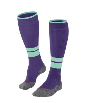 Falke TK Compression Energy Trekking Knee-high Socks Sports Socks Dames Paars | FXONPB-592
