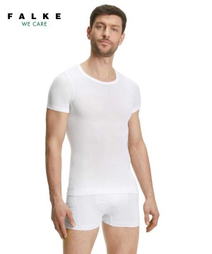 Falke T-Shirt Ultralight Cool Functional Underwear Heren Wit | JMYORE-456