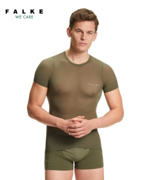 Falke T-Shirt Ultralight Cool Functional Underwear Heren Groen | HEVQON-192