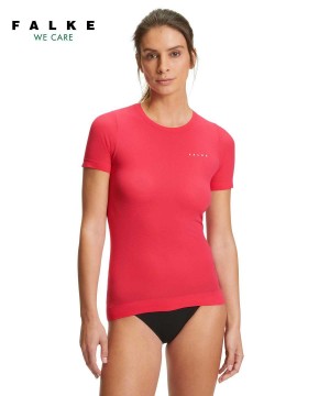 Falke T-Shirt Ultralight Cool Overhemd Met Korte Mouwen Dames Rood | RYDBSU-913