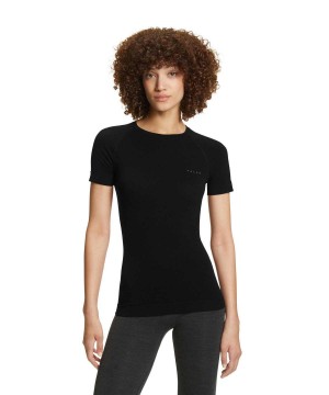 Falke T-Shirt Wool-Tech Light Overhemd Met Korte Mouwen Dames Zwart | HWNQME-456