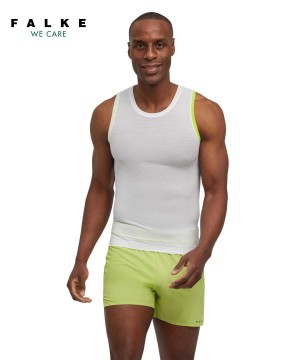 Falke Tanktop Ultralight Cool Overhemd Met Korte Mouwen Heren Wit | SYLTRN-726