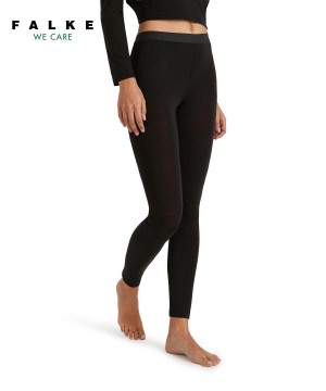 Falke Tights Daily ClimaWool Tights Dames Zwart | ECVOFP-742
