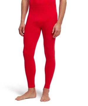 Falke Tights Warm Tights Heren Rood | AGYXQZ-928