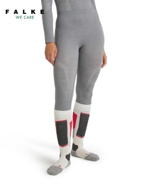 Falke Tights Wool-Tech Tights Dames Grijs | PKRUEA-481