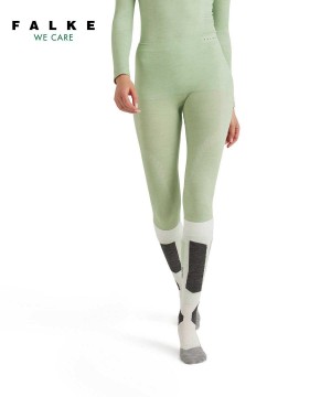 Falke Tights Wool-Tech Tights Dames Groen | NSXTPG-306