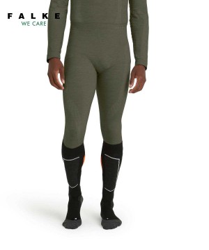 Falke Tights Wool-Tech Tights Heren Groen | AMDLHJ-709