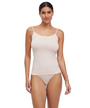 Falke Top Round-neck Daily Climate Control Bras & Tops Dames Beige | EUSDFT-350