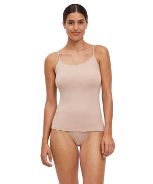 Falke Top Round-neck Daily Climate Control Bras & Tops Dames Bruin | KCLZGQ-710