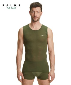 Falke Top Ultralight Cool Functional Underwear Heren Groen | OJWEVD-946