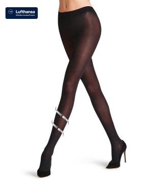 Falke Vitalize 40 DEN Tights Tights Dames Zwart | GFMQTJ-471