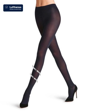 Falke Vitalize 40 DEN Tights Tights Dames Blauw | LQFTUH-842