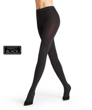Falke Warm Deluxe 80 DEN Tights Tights Dames Zwart | OTXCFA-967